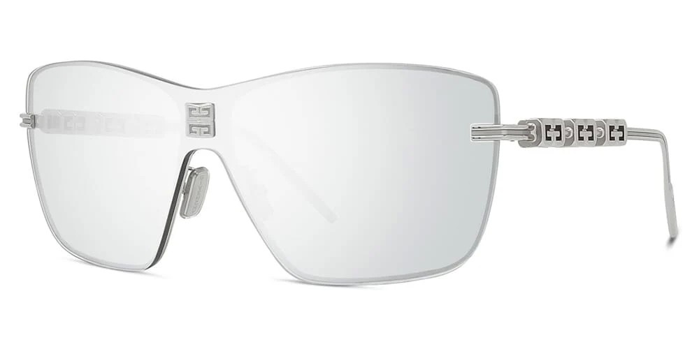 Givenchy GV40052U - 16C - 138 Lunettes de soleil Argent Bouclier