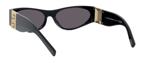 Givenchy GV40055I - 01A - 58 Lunettes de soleil Noir, Or Œil de chat