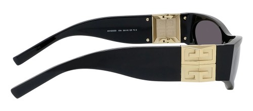 Givenchy GV40055I - 01A - 58 Lunettes de soleil Noir, Or Œil de chat