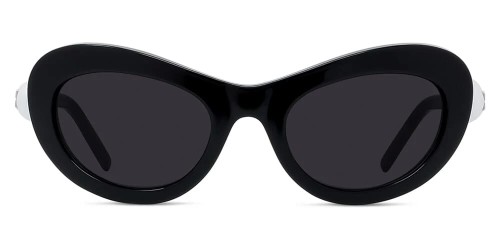 Givenchy GV40070U - 01A - 55 Lunettes de soleil Noir Œil de chat