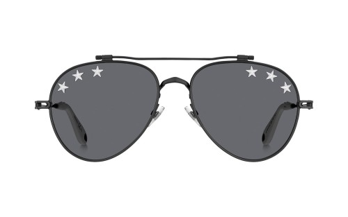 Givenchy GV7057/STARS - 807IR - 58 Lunettes de soleil Noir, Blanc Pilote (Aviateur)