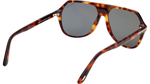Tom Ford FT0934 HAYES - 53N - 59 Lunettes de soleil Havane Pilote (Aviateur)