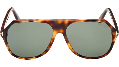Tom Ford FT0934 HAYES - 53N - 59 Lunettes de soleil Havane Pilote (Aviateur)