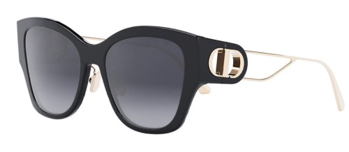 Dior 30 MONTAIGNE B2U - 12A1 B - 54 Lunettes de soleil Noir Œil de chat