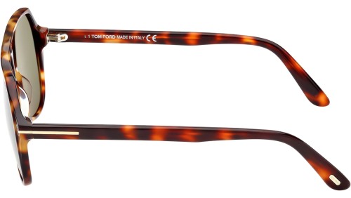 Tom Ford FT0934 HAYES - 53N - 59 Lunettes de soleil Havane Pilote (Aviateur)