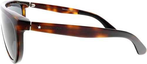 Jimmy Choo HUGO/S - 086IR Lunettes de soleil Havane Dessus plat