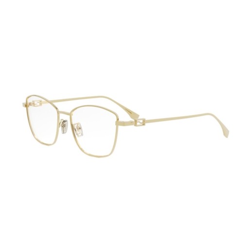 Fendi FE50108F - 030 - 54 Cadres optiques Or Coussin arrondi