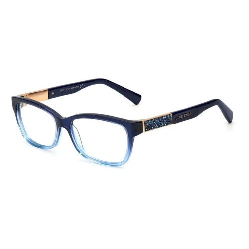 Jimmy Choo JC110 - WTA - 53 Cadres optiques Bleu Angulaire