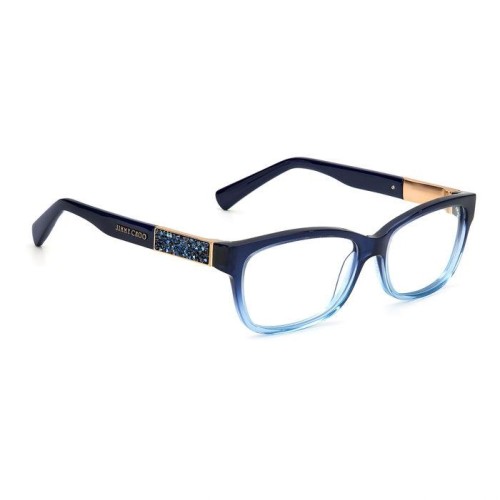 Jimmy Choo JC110 - WTA - 53 Cadres optiques Bleu Angulaire
