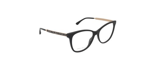 Jimmy Choo JC199 - 807 - 53 Cadres optiques Or, Noir Angulaire