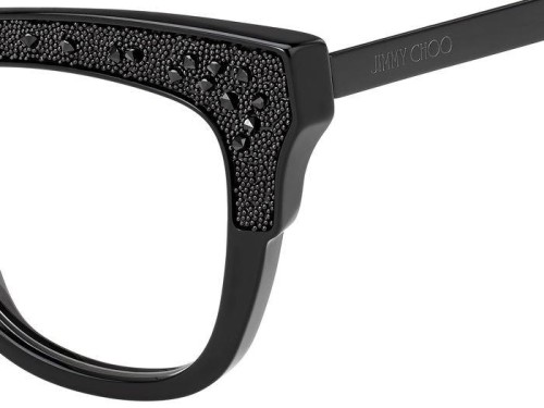 Jimmy Choo JC237 - 807 - 49 Cadres optiques Noir Œil de chat
