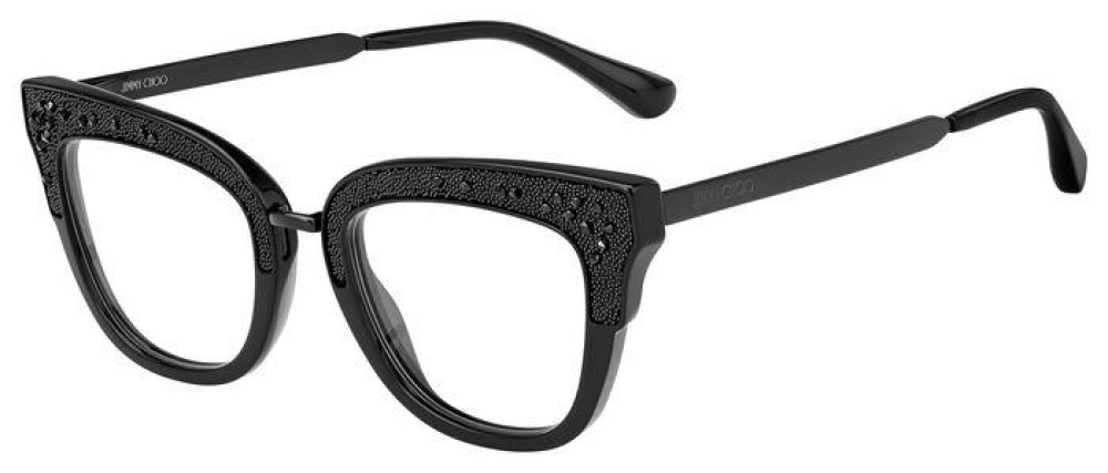 Jimmy Choo JC237 - 807 - 49 Cadres optiques Noir Œil de chat