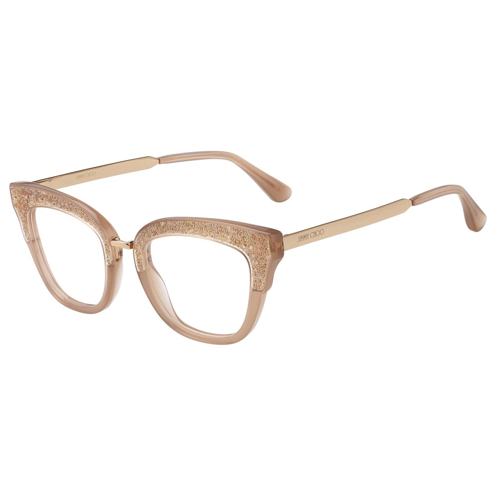 Jimmy Choo JC237 - FWM - 49 Cadres optiques Beige Œil de chat