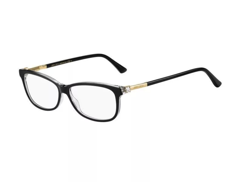 Jimmy Choo JC273 - 7C5 - 53 Cadres optiques Noir, Or Coussin arrondi