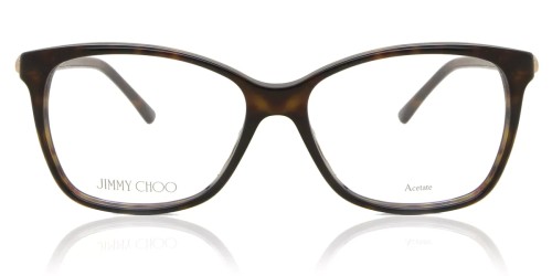 Jimmy Choo JC292 - QUM - 54 Cadres optiques Havane Coussin arrondi