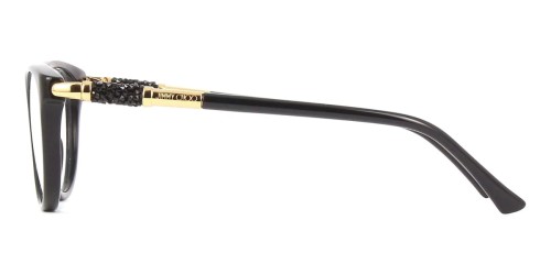 Jimmy Choo JC293 - 807 - 54 Cadres optiques Noir Coussin arrondi