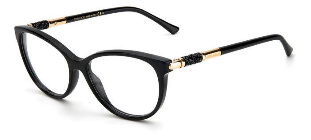 Jimmy Choo JC293 - 807 - 54 Cadres optiques Noir Coussin arrondi