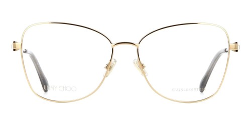 Jimmy Choo JC304 - 000 - 56 Cadres optiques Gold Cat Eye