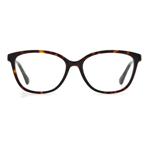 Jimmy Choo JC325/F - 086 - 53 Cadres optiques Havane Coussin arrondi