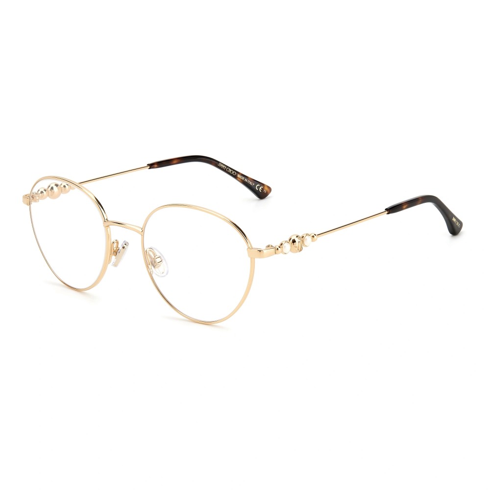 Jimmy Choo JC338 - 06J - 50 Cadres optiques Or, Havane Coussin arrondi