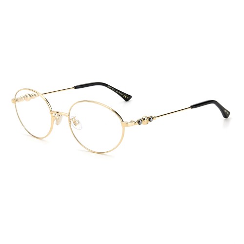Jimmy Choo JC340/G - 2M2 - 53 Cadres optiques Or, Noir Ovale