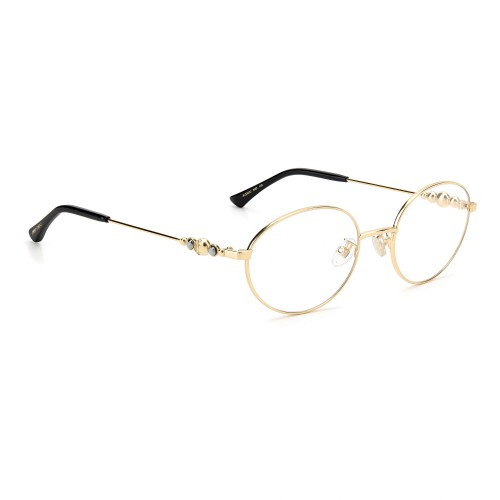 Jimmy Choo JC340/G - 2M2 - 53 Cadres optiques Or, Noir Ovale