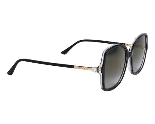 Jimmy Choo JUDY/S - 807FQ - 57 Lunettes de soleil Noir Angulaire