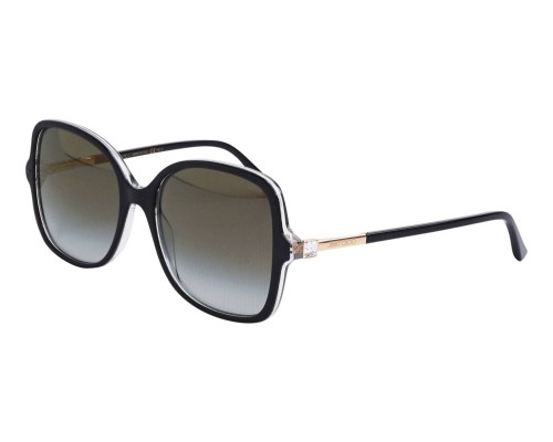 Jimmy Choo JUDY/S - 807FQ - 57 Lunettes de soleil Noir Angulaire