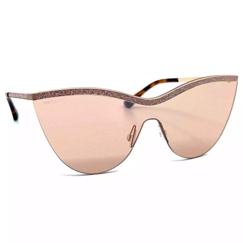 Jimmy Choo KRISTEN/S - 06J2S Lunettes de soleil Rose, Havane Bouclier