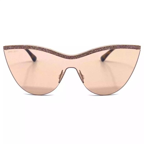 Jimmy Choo KRISTEN/S - 06J2S Lunettes de soleil Rose, Havane Bouclier