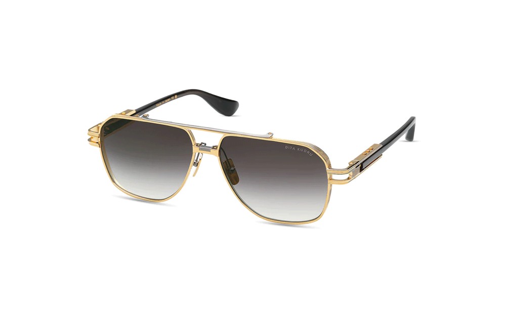 Dita KUDRU DTS436-A - 01 - 61 Lunettes de soleil Or Pilote (Aviateur)