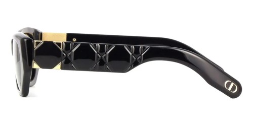 Dior LADY 95.22 B1I - 10A0 Z - 53 Lunettes de soleil Noir Œil de chat