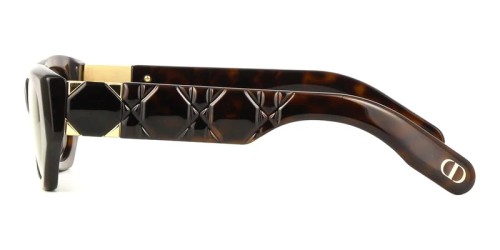 Dior LADY 95.22 B1I - 20F5 Z - 53 Lunettes de soleil Havane Œil de chat