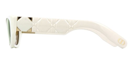Dior LADY 95.22 B1I - 95F7 Z - 53 Lunettes de soleil Blanc Œil de chat