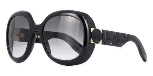 Dior LADY 95.22 R2I - 10A1 N - 58 Lunettes de soleil Noir Angulaire