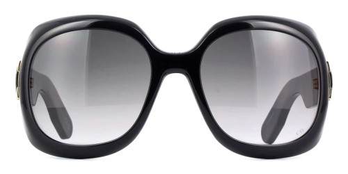 Dior LADY 95.22 R2I - 10A1 N - 58 Lunettes de soleil Noir Angulaire