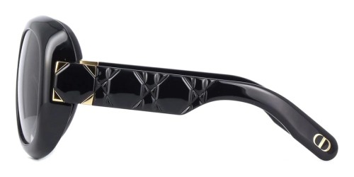 Dior LADY 95.22 R2I - 10A1 N - 58 Lunettes de soleil Noir Angulaire