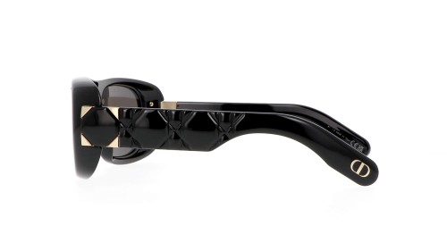 Dior LADY 95.22 S1I - 10A0 N - 59 Lunettes de soleil Noir Angulaire