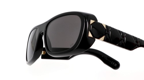 Dior LADY 95.22 S1I - 10A0 N - 59 Lunettes de soleil Noir Angulaire