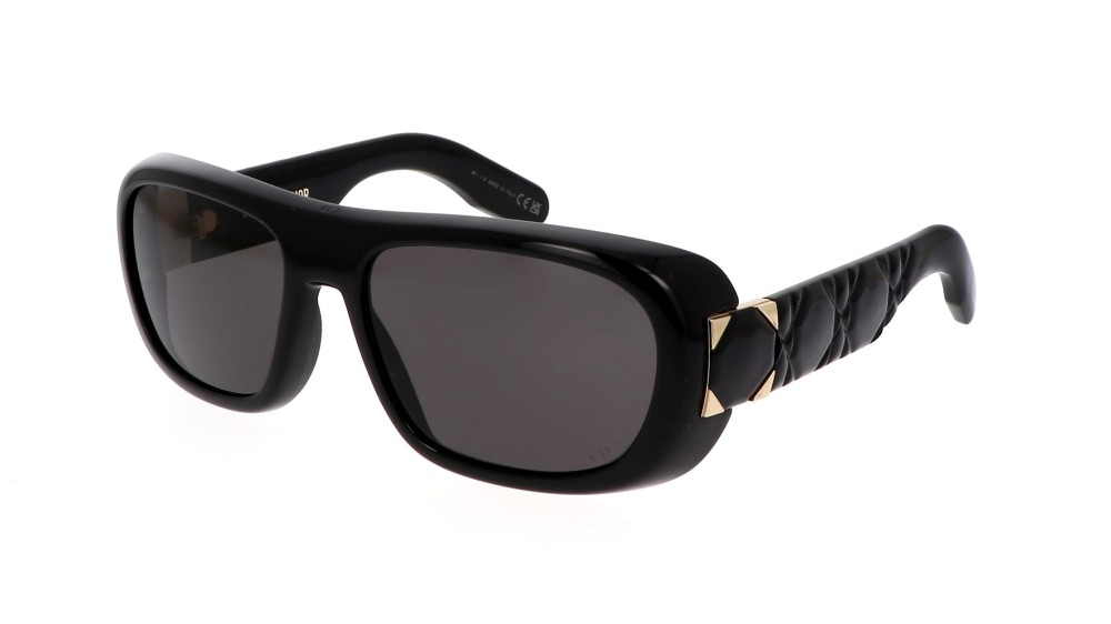Dior LADY 95.22 S1I - 10A0 N - 59 Lunettes de soleil Noir Angulaire
