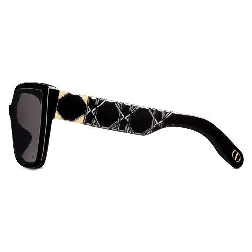 Dior LADY 95.22 S2F - 10A0 Lunettes de soleil Noir Angulaire
