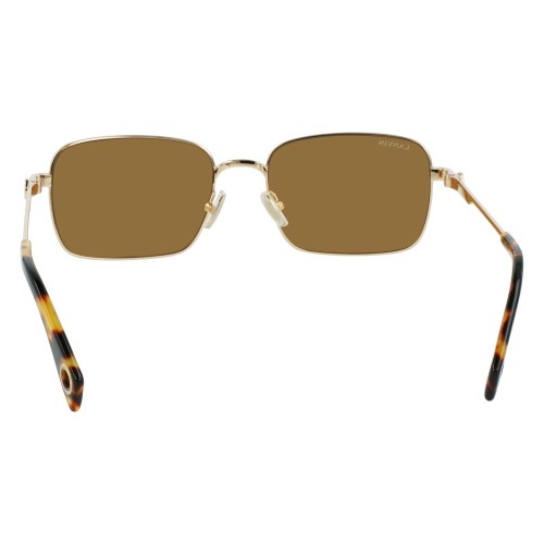 Lanvin LNV104S - 720 - 56 Lunettes de soleil Or, Havane Angulaire