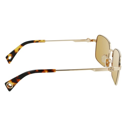 Lanvin LNV104S - 720 - 56 Lunettes de soleil Or, Havane Angulaire