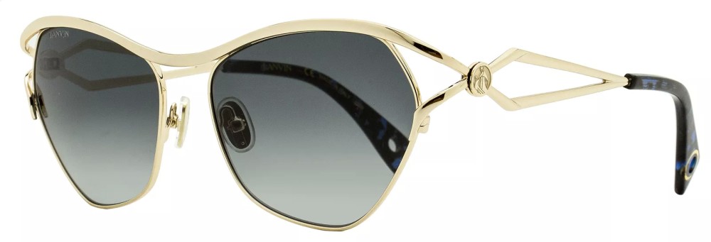 Lanvin LNV114S - 721 - 58 Lunettes de soleil Or Œil de chat