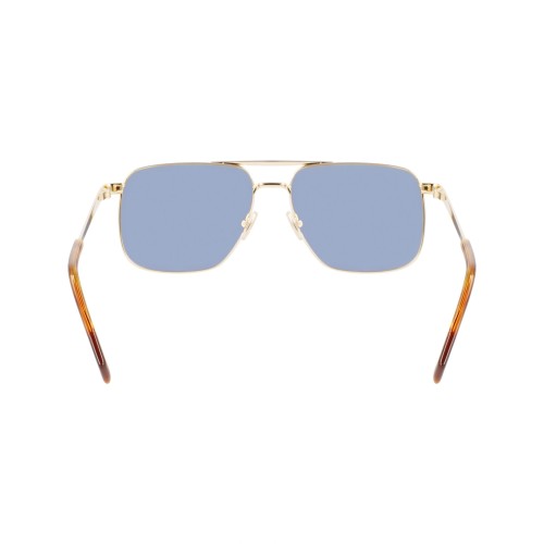 Lanvin LNV120S - 743 - 58 Lunettes de soleil Or, Marron, À motifs Pilote (Aviateur)