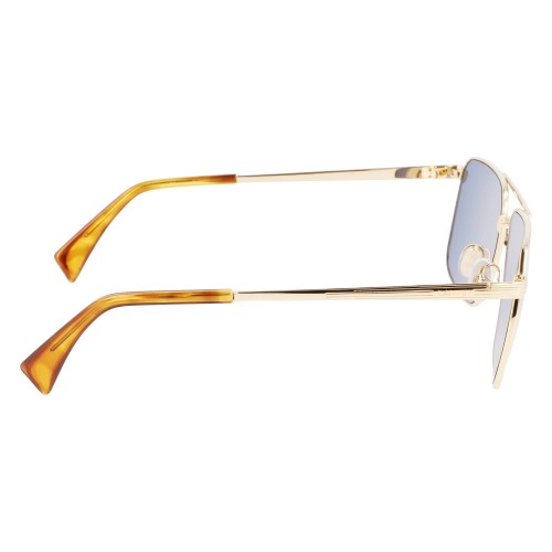 Lanvin LNV120S - 743 - 58 Lunettes de soleil Or, Marron, À motifs Pilote (Aviateur)