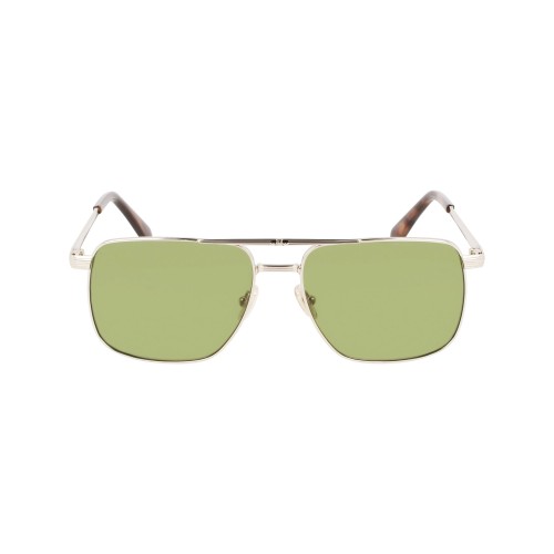 Lanvin LNV120S - 733 - 58 Lunettes de soleil Or, Havane Pilote (Aviateur)