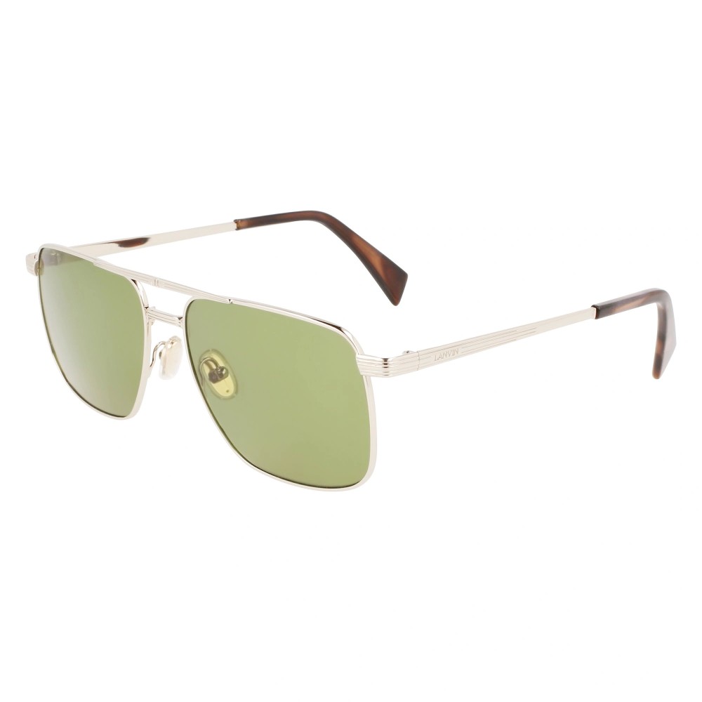 Lanvin LNV120S - 733 - 58 Lunettes de soleil Or, Havane Pilote (Aviateur)