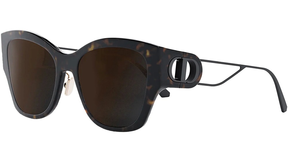 Dior 30 MONTAIGNE B2U - 20A5 B - 54 Lunettes de soleil Havane Angulaire