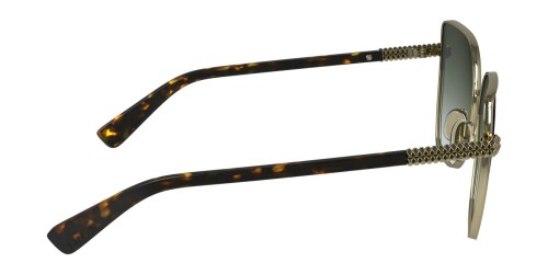 Lanvin LNV132S - 734 - 57 Lunettes de soleil Or, Havane Œil de chat
